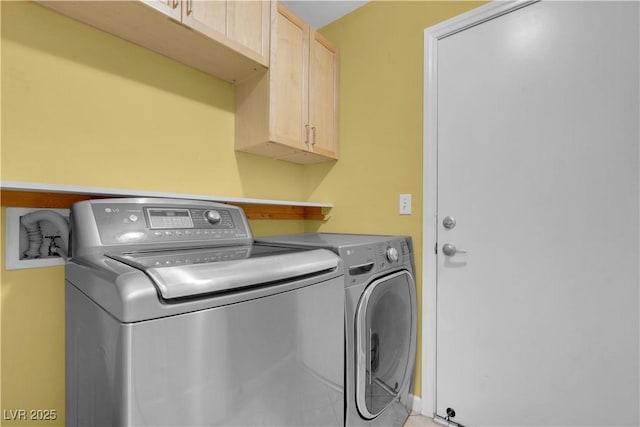 4644 Canna Dr, Las Vegas, NV 89122 - washroom featuring washing machine and clothes dryer and cabinet space