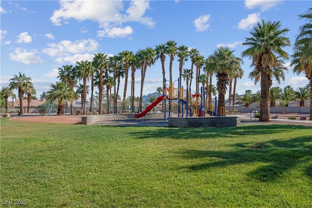 4644 Canna Dr, Las Vegas, NV 89122 - community play area featuring a lawn