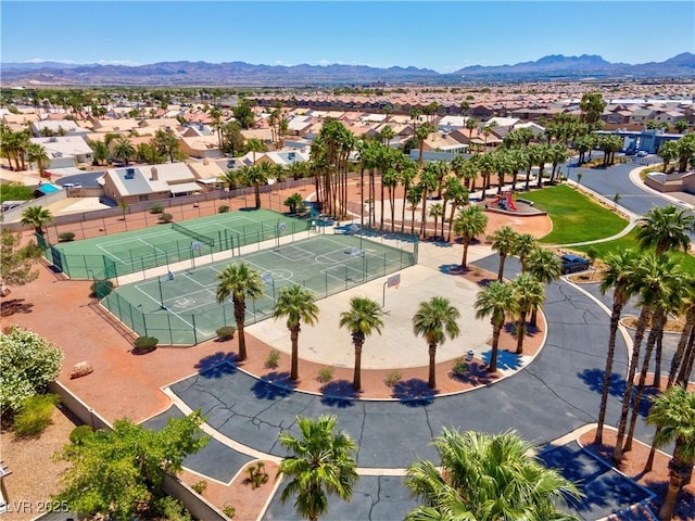 4644 Canna Dr, Las Vegas, NV 89122 - aerial view of residential area with mountains