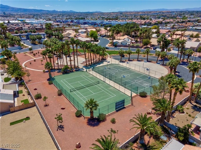 4644 Canna Dr, Las Vegas, NV 89122 - aerial perspective of suburban area with mountains
