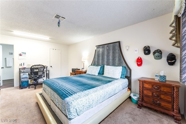 2261 Tall Pine Dr, Las Vegas, NV 89108 - bedroom with carpet floors and a textured ceiling