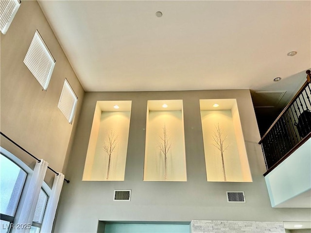 detailed view of recessed lighting