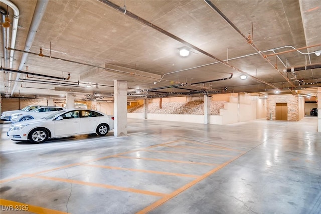view of parking deck