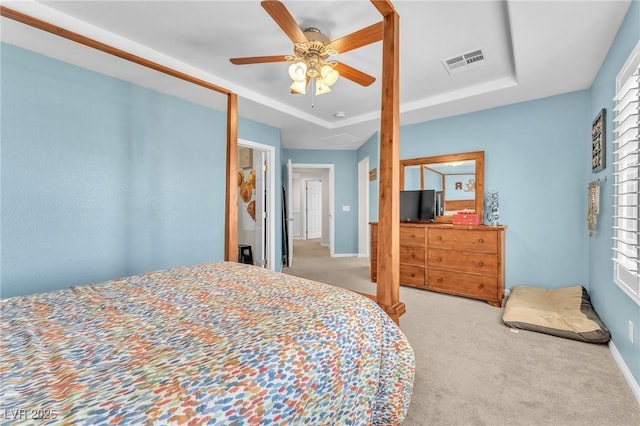 10353 Settlers Run Ave, Las Vegas, NV 89166 - bedroom featuring carpet, baseboards, multiple windows, and ceiling fan