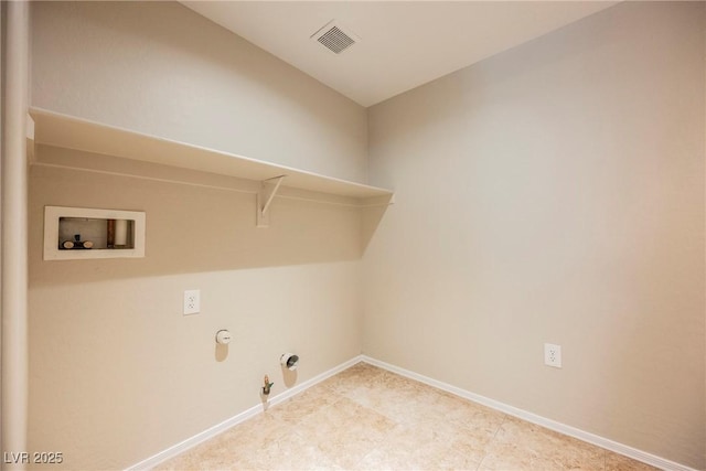 6868 Sky Pointe Dr Unit 1112, Las Vegas, NV 89131 - clothes washing area with washer hookup, gas dryer hookup, and baseboards