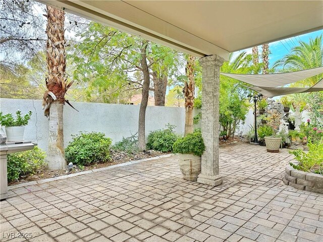 2451 Tour Edition Dr, Henderson, NV 89074 - view of patio with a fenced backyard
