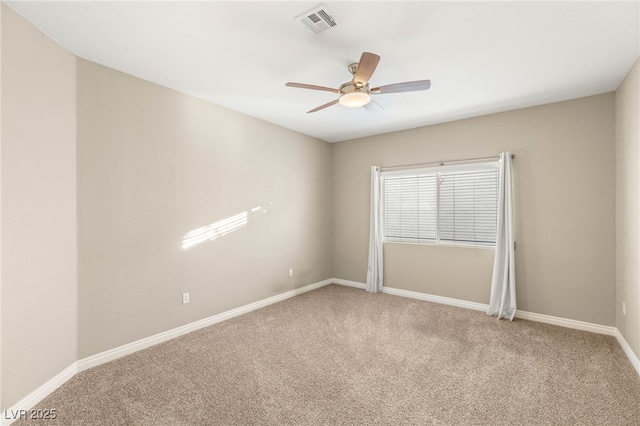 8100 Lake Hills Dr, Las Vegas, NV 89128 - spare room with carpet, ceiling fan, and baseboards