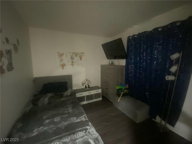 1841 Skywood Way, Las Vegas, NV 89142 - bedroom with dark wood-style flooring