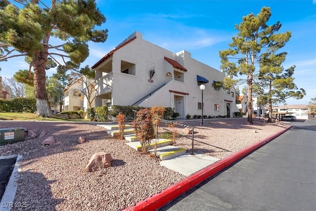 view of property exterior featuring stucco siding