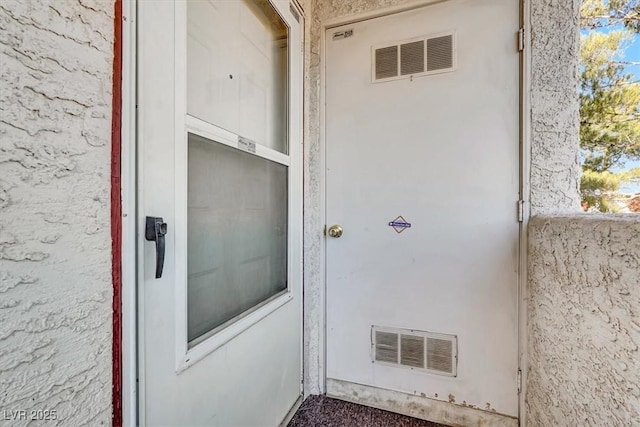 view of exterior entry
