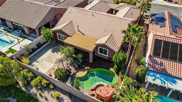 936 Viscanio Pl, Las Vegas, NV 89138 - view of subject property featuring a pool