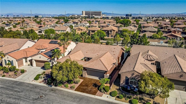 aerial perspective of suburban area
