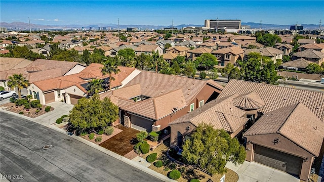 aerial perspective of suburban area