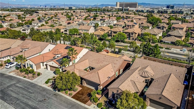 aerial perspective of suburban area