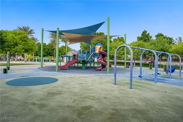 view of communal playground