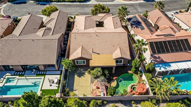 936 Viscanio Pl, Las Vegas, NV 89138 - bird's eye view of a pool