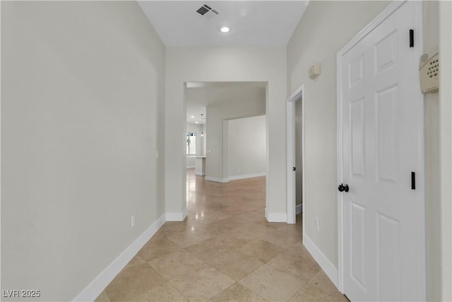11621 La Mirago Pl, Las Vegas, NV 89138 - hallway featuring baseboards and recessed lighting
