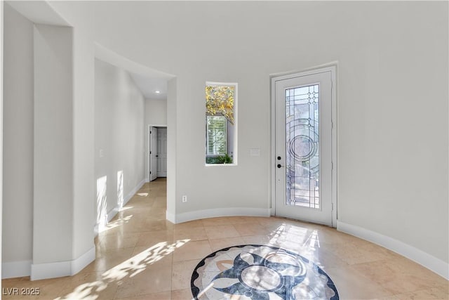 11621 La Mirago Pl, Las Vegas, NV 89138 - tiled entryway with baseboards