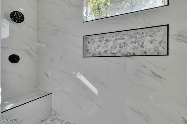 11621 La Mirago Pl, Las Vegas, NV 89138 - bathroom featuring a marble finish shower