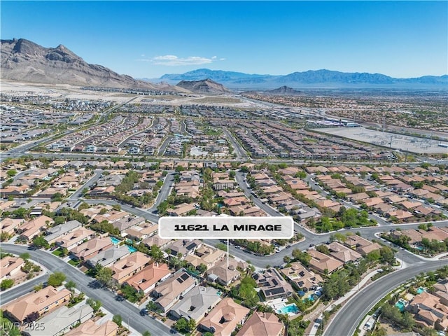 11621 La Mirago Pl, Las Vegas, NV 89138 - view of property location featuring mountains and nearby suburban area