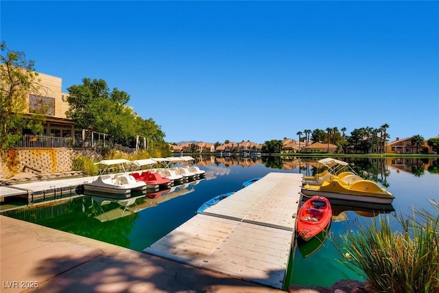 8124 Bay Harbor Dr, Las Vegas, NV 89128 - dock with a water view