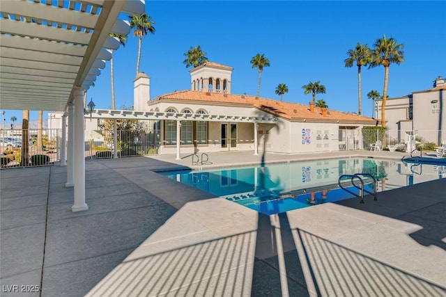 8124 Bay Harbor Dr, Las Vegas, NV 89128 - community pool with a patio