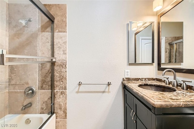 8124 Bay Harbor Dr, Las Vegas, NV 89128 - full bath featuring bath / shower combo with glass door and vanity
