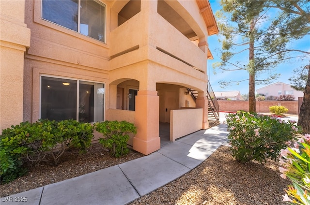 350 S Durango Dr Unit 108, Las Vegas, NV 89145 - view of exterior entry with stucco siding