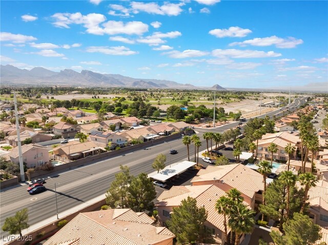 350 S Durango Dr Unit 108, Las Vegas, NV 89145 - aerial perspective of suburban area featuring a mountain backdrop