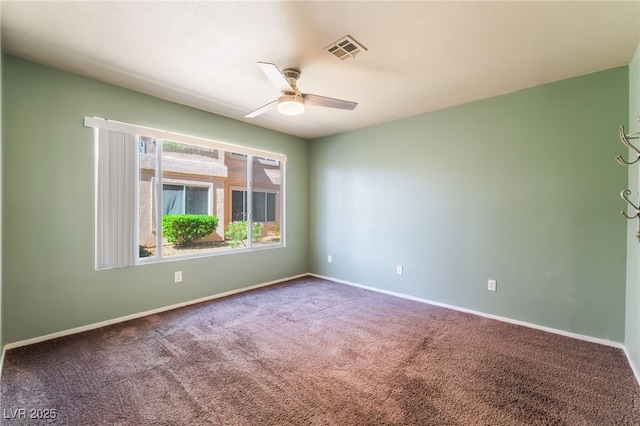 350 S Durango Dr Unit 108, Las Vegas, NV 89145 - carpeted empty room featuring ceiling fan and baseboards