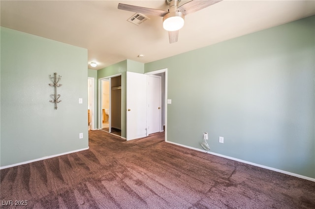 350 S Durango Dr Unit 108, Las Vegas, NV 89145 - carpeted spare room featuring ceiling fan and baseboards