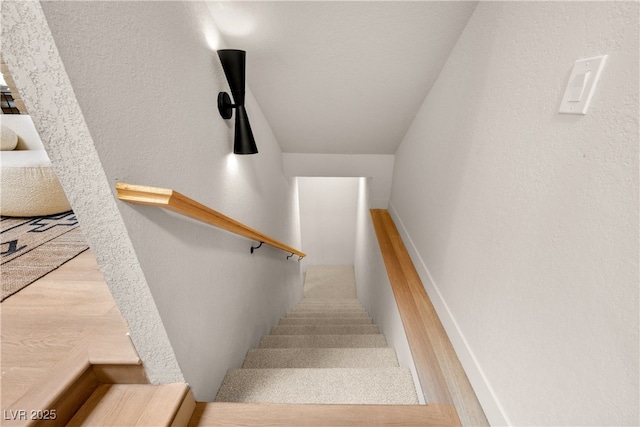 view of stairs