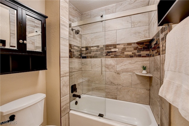 6117 Foxcroft Ave, Las Vegas, NV 89108 - full bathroom with toilet and enclosed tub / shower combo
