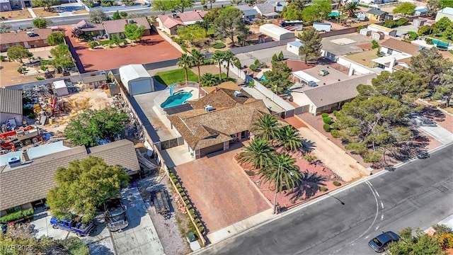 6117 Foxcroft Ave, Las Vegas, NV 89108 - aerial perspective of suburban area