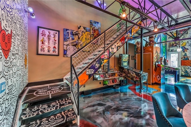 view of stairs
