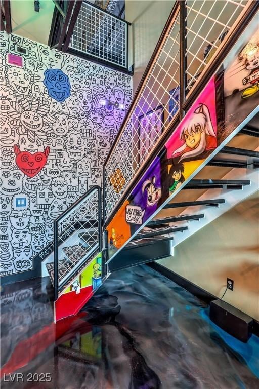view of stairway