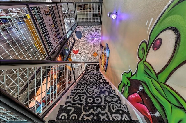 view of stairs
