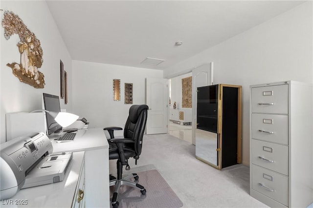 6141 Markleham Ave, Las Vegas, NV 89130 - home office featuring light colored carpet