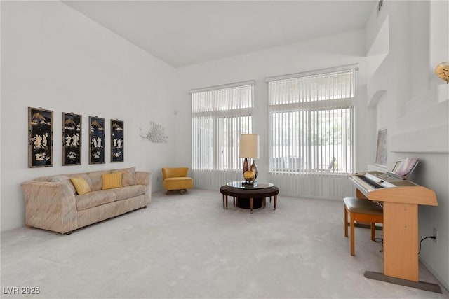6141 Markleham Ave, Las Vegas, NV 89130 - living room featuring carpet, plenty of natural light, and an office area