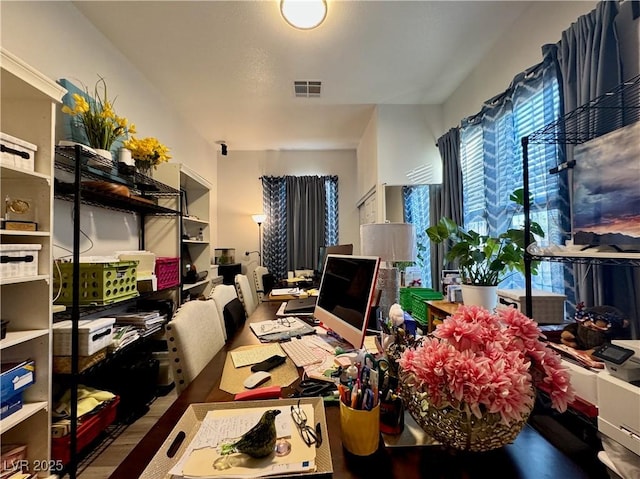5422 Nestled Moon Ct, Las Vegas, NV 89131 - home office featuring wood finished floors