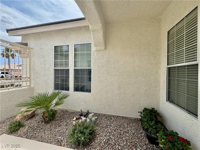 5422 Nestled Moon Ct, Las Vegas, NV 89131 - property entrance with stucco siding