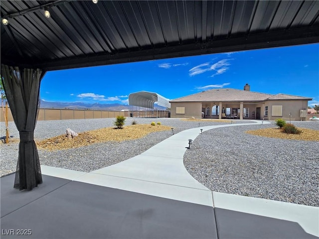 3780 Shawnee Ave, Pahrump, NV 89048 - view of patio featuring a fenced backyard