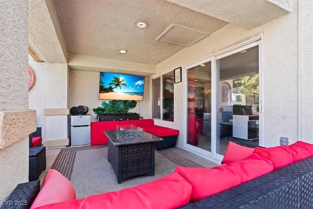view of patio / terrace with outdoor lounge area