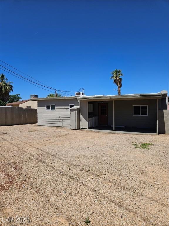 131 Copper St, Henderson, NV 89015 - back of house featuring fence