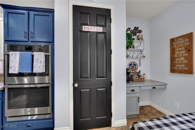 bedroom featuring baseboards