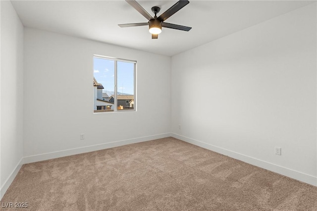 10851 Hanwicke Harbor Ave, Las Vegas, NV 89166 - unfurnished room featuring carpet flooring, baseboards, and ceiling fan