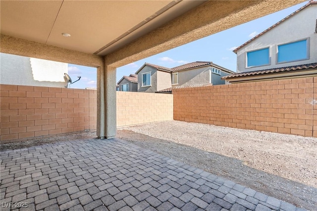 10851 Hanwicke Harbor Ave, Las Vegas, NV 89166 - view of patio / terrace featuring a fenced backyard