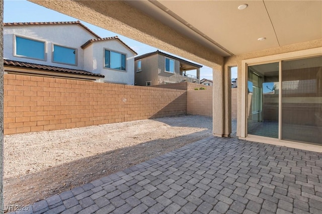 10851 Hanwicke Harbor Ave, Las Vegas, NV 89166 - view of patio / terrace featuring fence