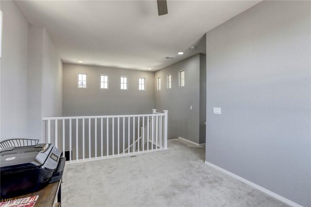 5650 Pleasant Palms St, North Las Vegas, NV 89081 - empty room featuring recessed lighting, carpet flooring, ceiling fan, and baseboards