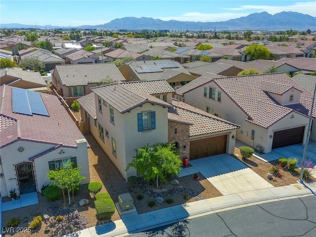 5650 Pleasant Palms St, North Las Vegas, NV 89081 - aerial view of residential area with a mountainous background